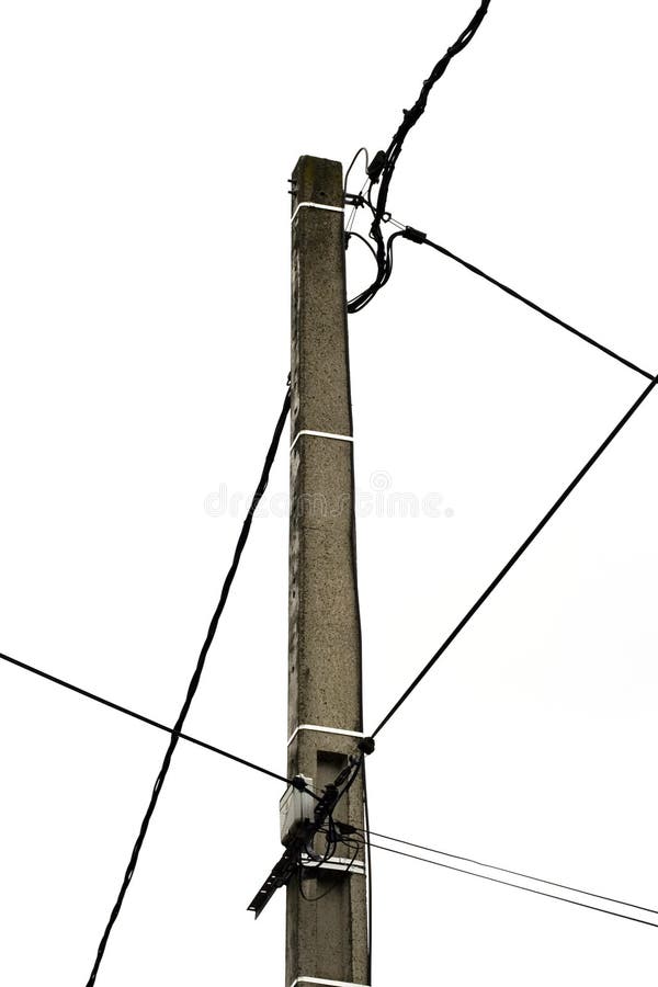 Electric post stock image. Image of pole, city, transformer 889179