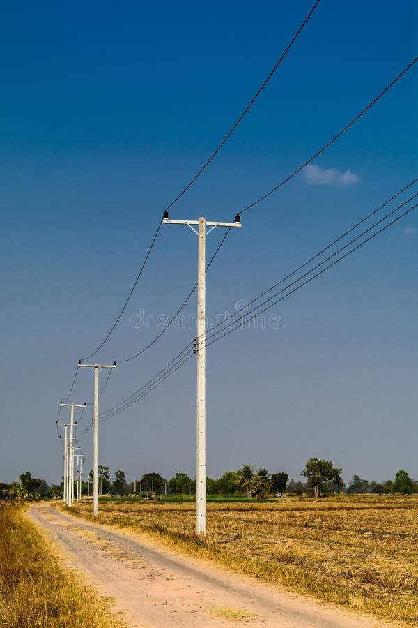 Electric post stock photo. Image of ranch, range, flat 50384642