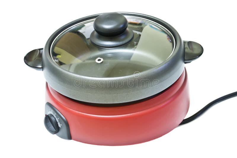 Electric casserole pot 2 stock image. Image of cuisine 23734215