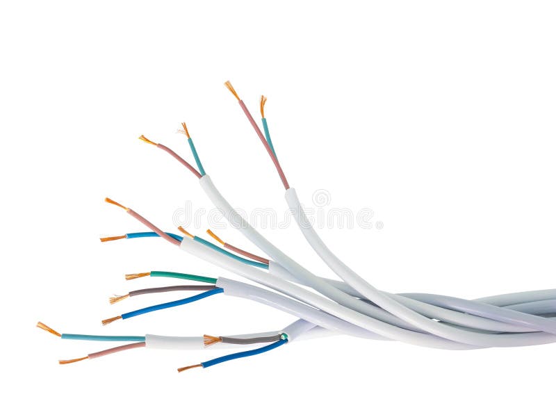 Electric power cords stock photo. Image of utility, equipment 48205644