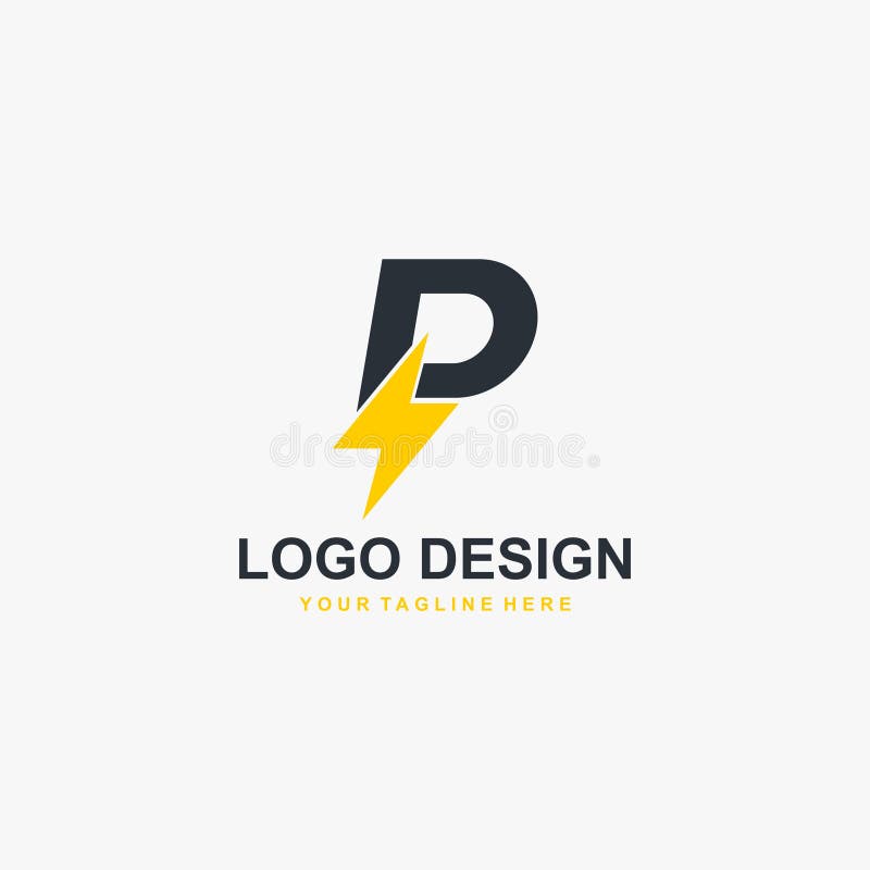 Letter w and p logo design concept Royalty Free Vector Image