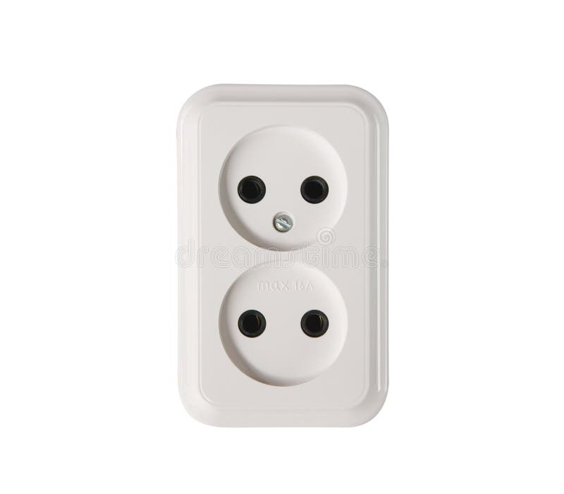 Electric power outlet royalty free stock photos