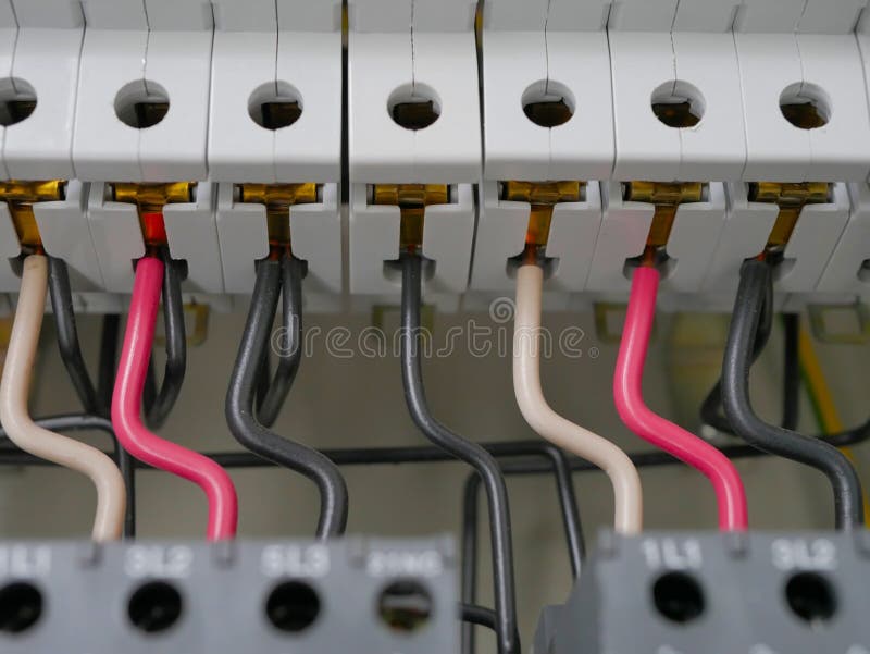Electric Power Supply Panel Stock Image Image of cable, metal 84105087