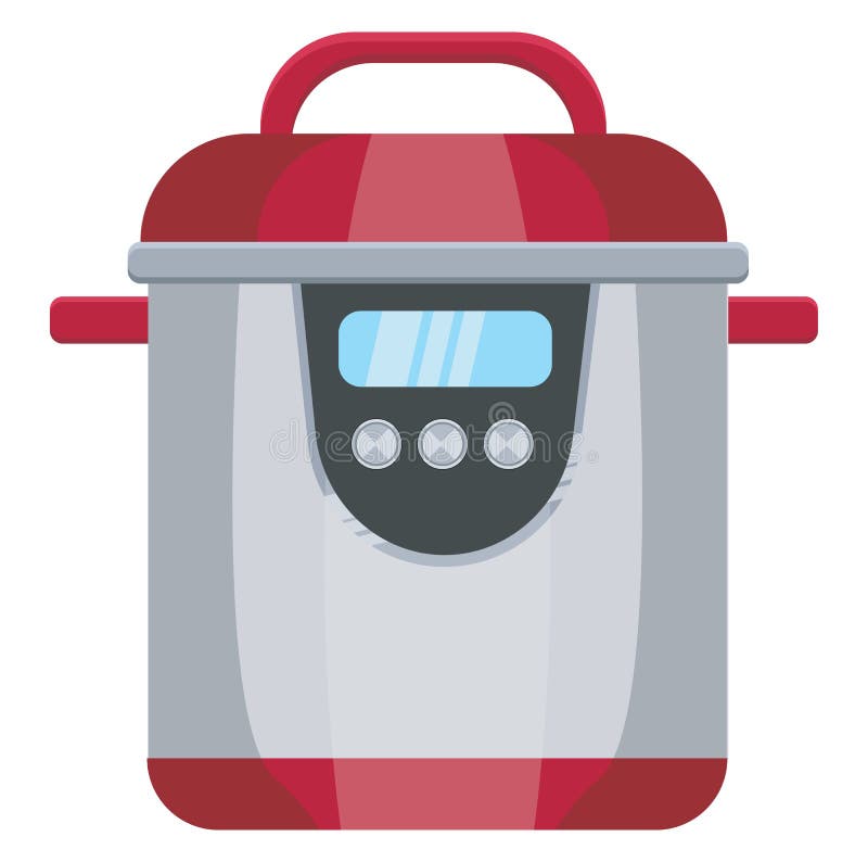 Electric cooker, icon stock vector. Illustration of home 261375758