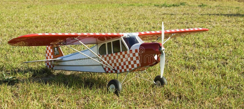 Electric RC aircraft stock image. Image of scratch, maiden - 99442231