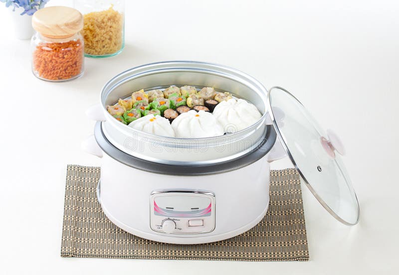 Electric rice cooker stock photography