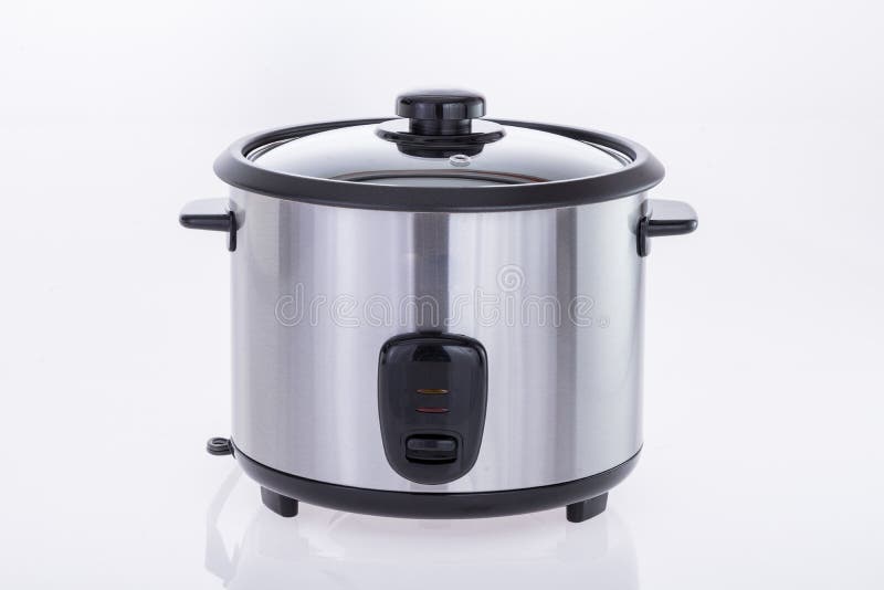 A electric rice cooker isolate royalty free stock photos