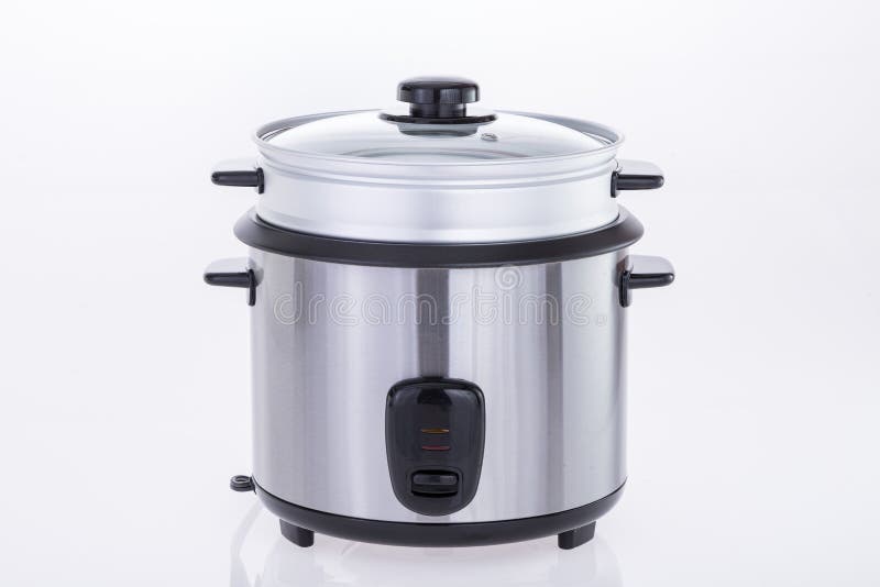 A electric rice cooker isolate royalty free stock images