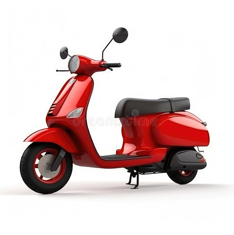 Red Electric Scooter Stock Illustrations 742 Red Electric Scooter