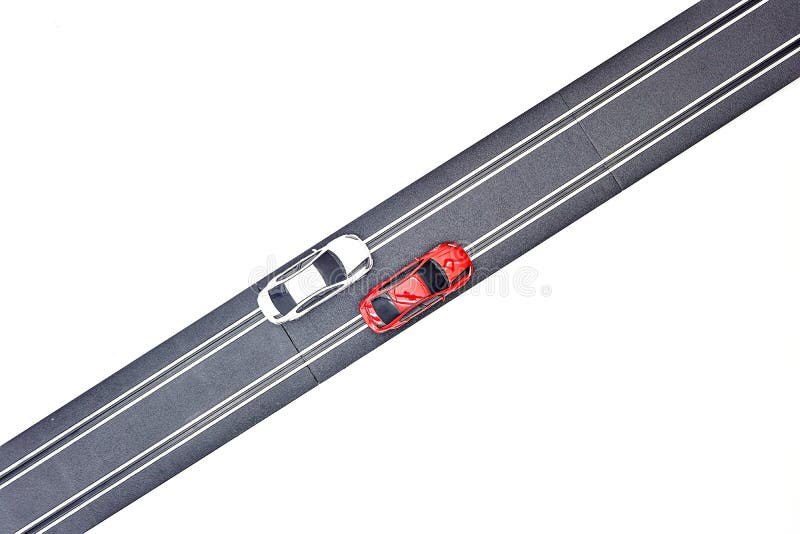 Electric Slot Car Track stock photo. Image of remote 95118714
