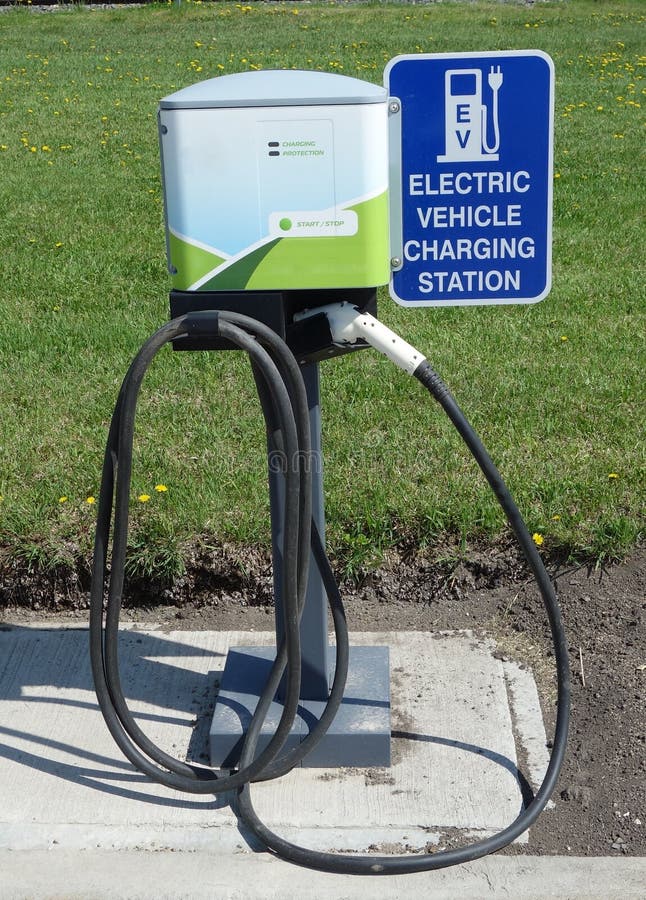 An electric station for cars and trucks.