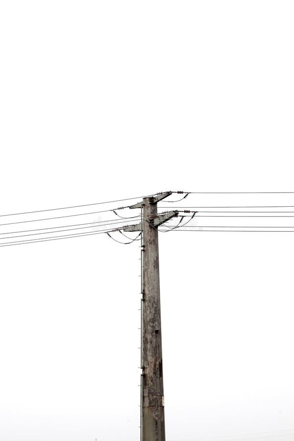 Electric steel rod royalty free stock photography