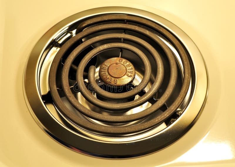 Electric stove burner stock image. Image of range, abstract 103196395