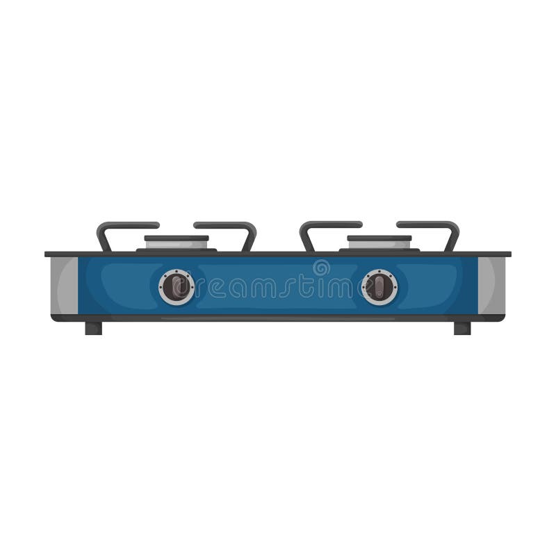 Electric Stove Vector Icon.Cartoon Vector Icon Isolated On White Background Electric Stove