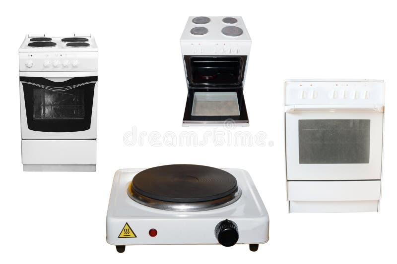 Electric stoves stock image. Image of socket, white, prepare 11405393