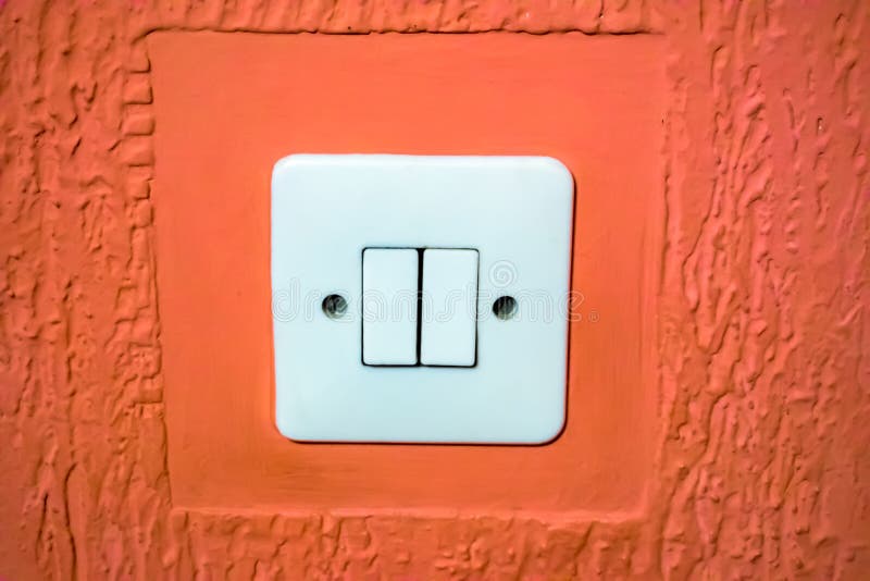 Electric Switch on the Wall Stock Image Image of interior, dirty
