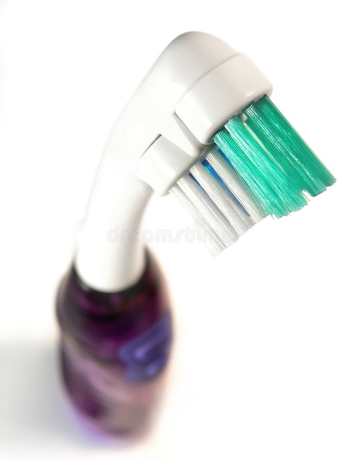 Electric toothbrush stock photo. Image of dentist, denture 232218