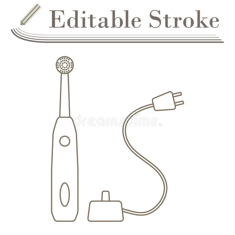Electric Toothbrush Icon vector illustration