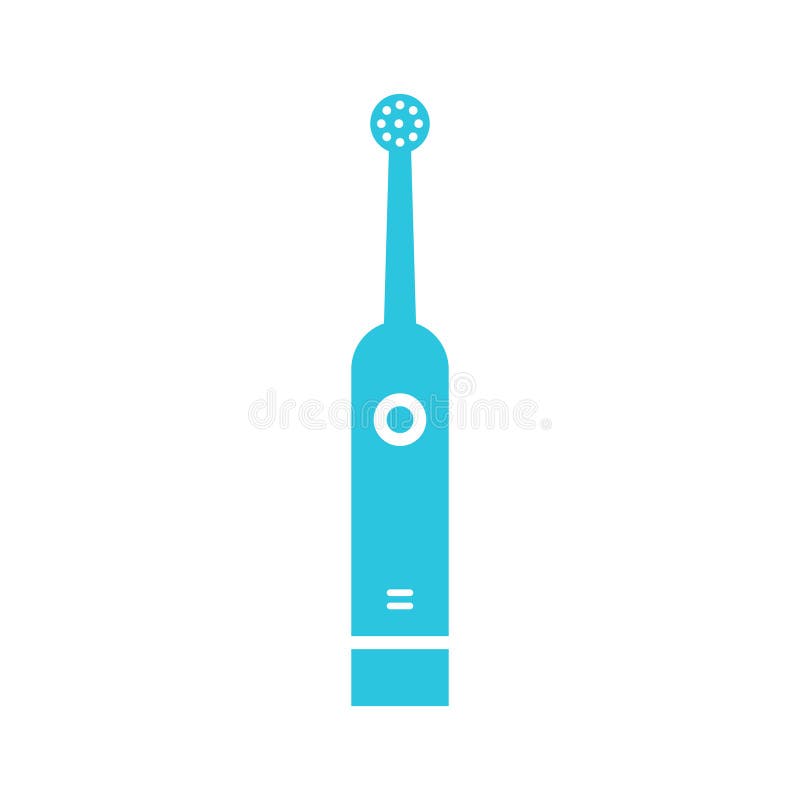 Electric toothbrush icon, Isolated on white background. vector illustration