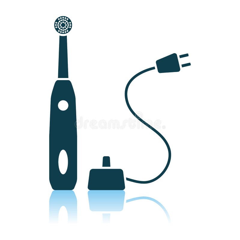 Electric Toothbrush Icon royalty free illustration