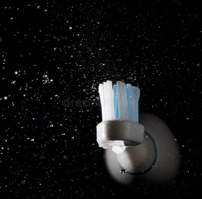 Electric toothbrush stock illustration