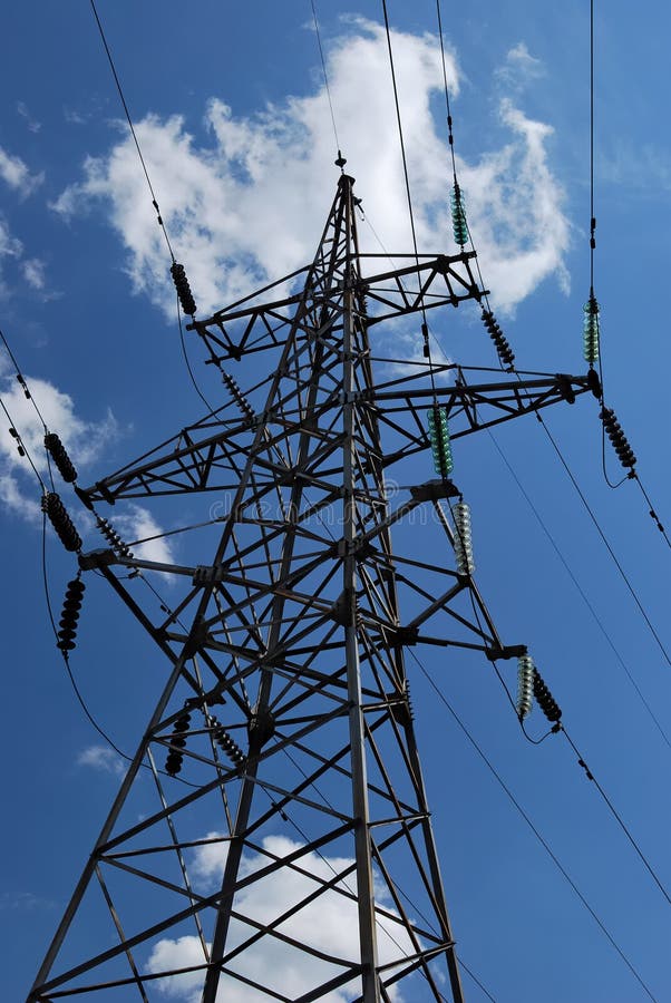 Electric tower stock image. Image of construction, electrical 5265095