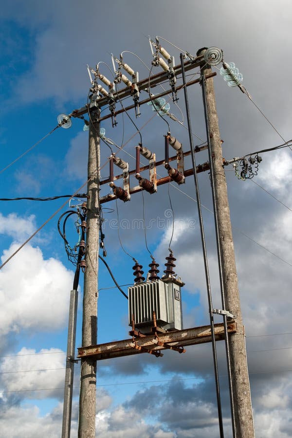Electric transformer stock photo Electric transformer stock photo