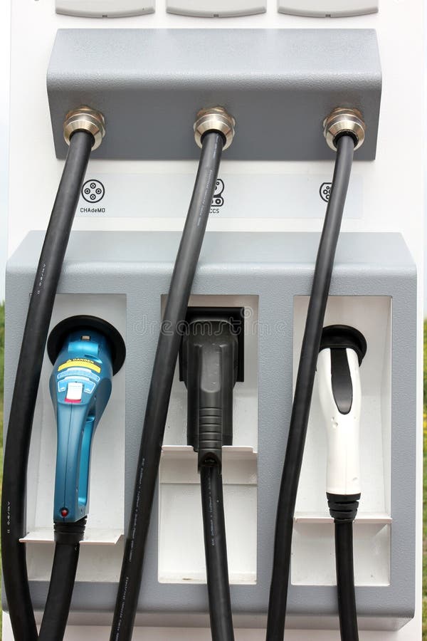 Electric Vehicle Charging Station Stock Image Image of netherlands