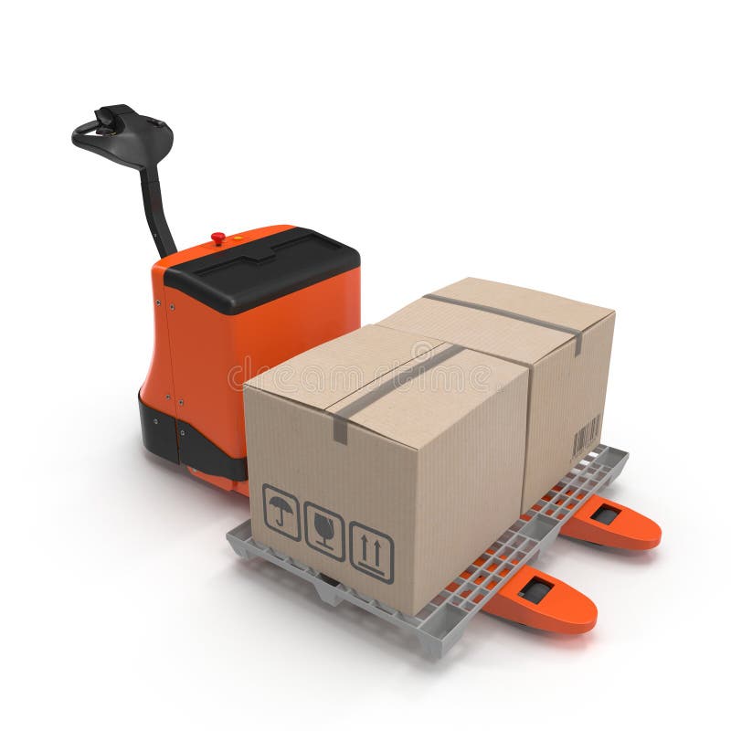 Electric Pallet Jack Stock Illustrations 83 Electric Pallet Jack