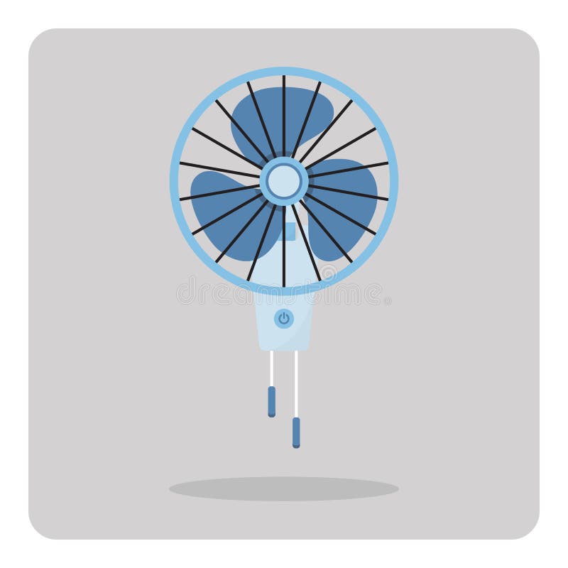Electric wall fan icon. stock vector. Illustration of 152121416