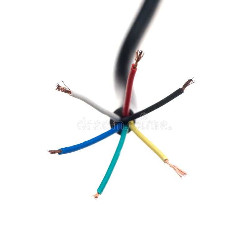 Electric wire stock photo. Image of isolated, cable, communication