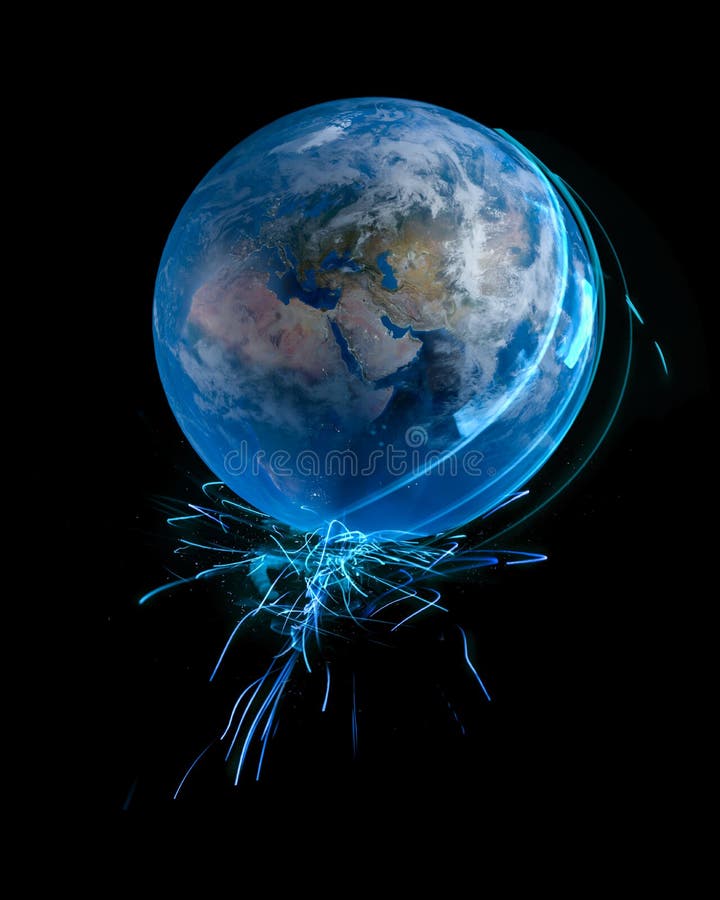 Electric world stock image. Image of cellphone, modern - 56807631