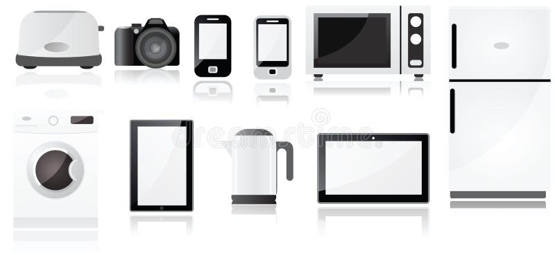 Electrical Appliances Symbols Stock Vector Illustration of boiler