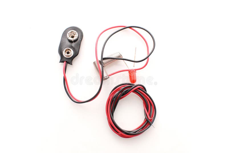 Electrical Battery Project stock photography