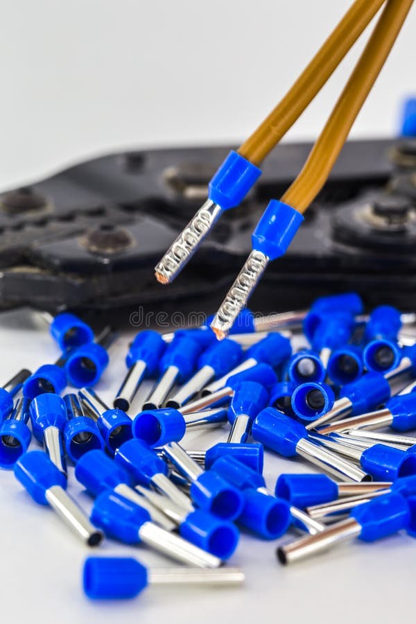 Electrical Cable with Insulated Tip, Closeup Stock Photo Image of