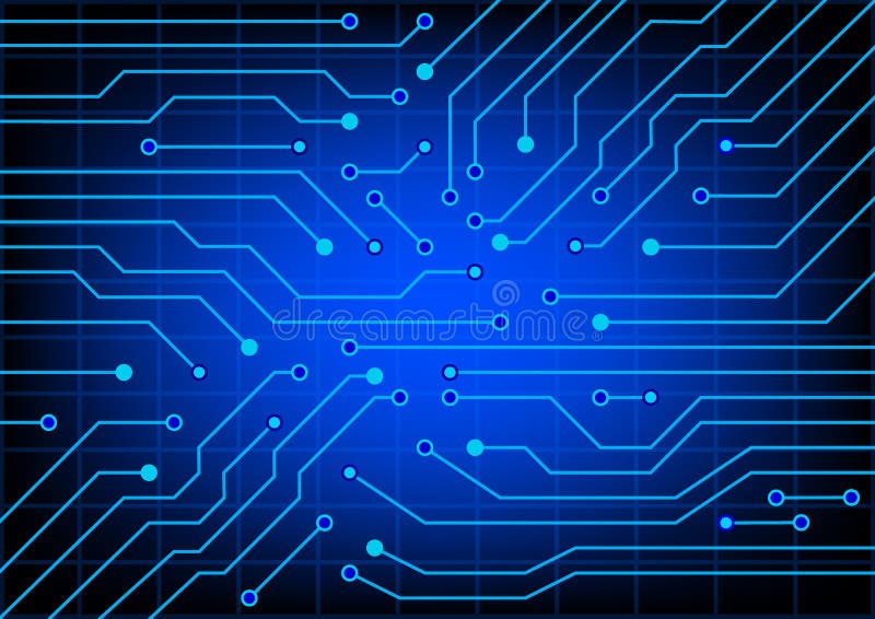 The abstract image of electrical circuits used in various devices. The abstract image of electrical circuits used in various devices