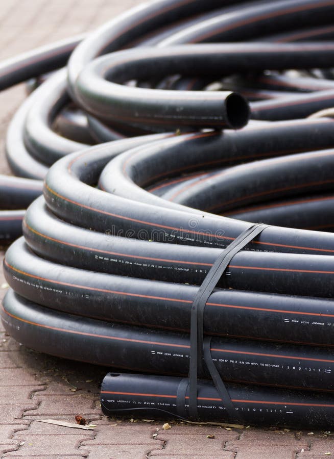 Underground Electrical Conduits Stock Photo Image of delivering