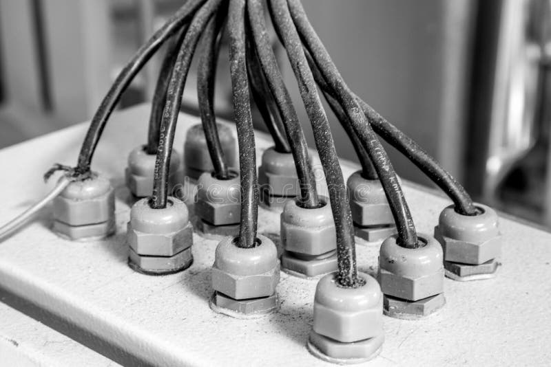 Electrical Connection Line Switch Stock Photo Image of industrial
