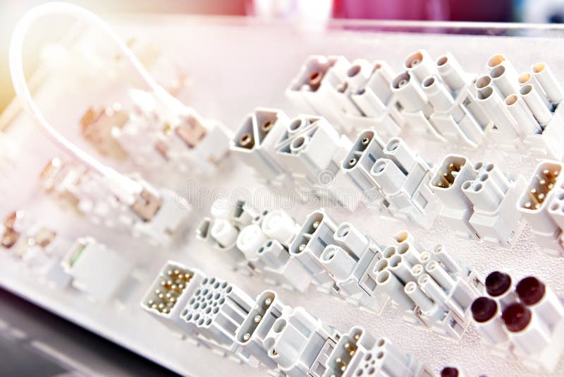Electrical connectors royalty free stock photo