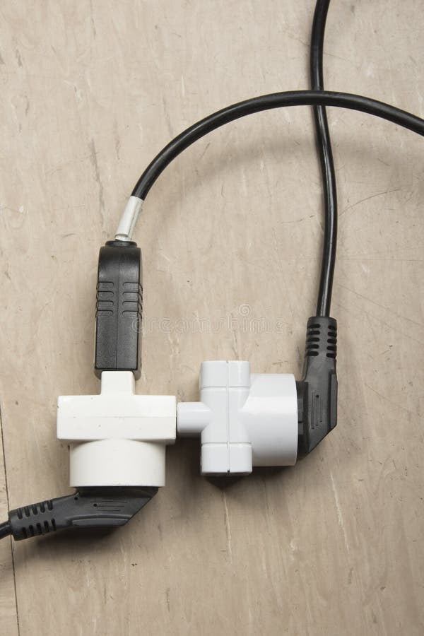 Electrical connectors royalty free stock photo