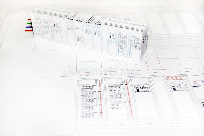 Electrical Panel Board Construction Stock Photo Image of electrician