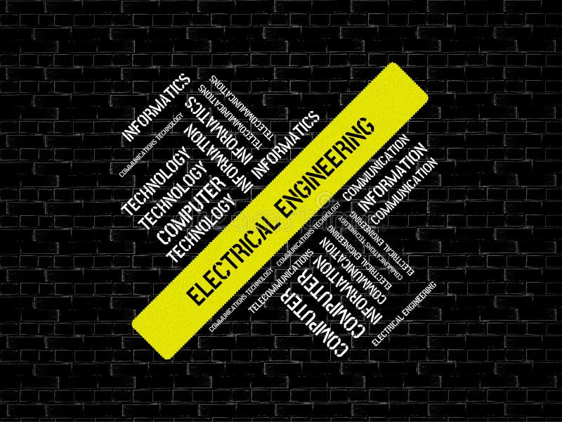 ELECTRICAL ENGINEERING Image with Words Associated with the Topic