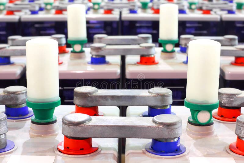 The Electrical Equipment.Batteries. Stock Photo Image of business