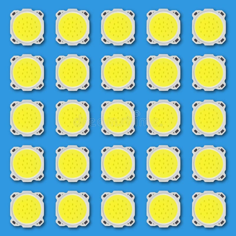 Electrical grid - LED Light-emitting diodes of big power. Isolated stock image Electrical grid - LED Light-emitting diodes of big power. Isolated stock image