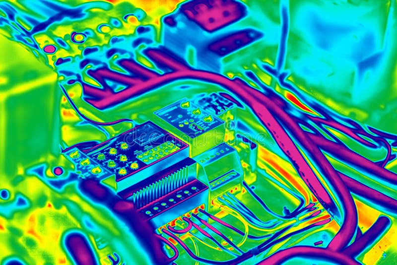 Electrical inrared thermography. Power cables