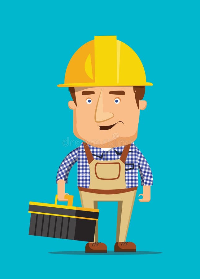 Electrical Maintenance Technician Worker Human Job Illustration Stock