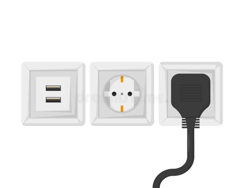 Electrical Outlet and Electrical Appliance Plug, Flat Stock