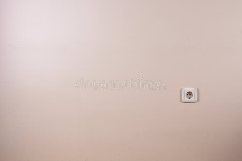 Electrical Outlet, Wall Plug with Copy Space Stock Photo Image of front, copy 148252320