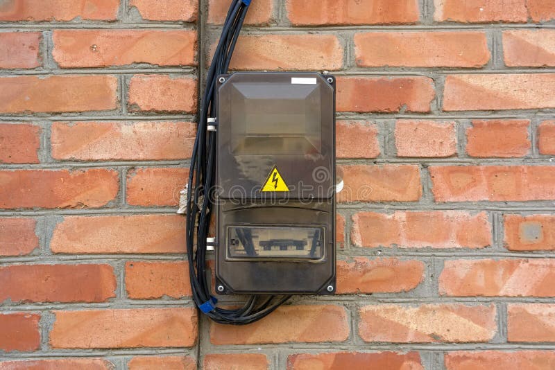 Electrical Panel on Wall Close Up Stock Image Image of antique