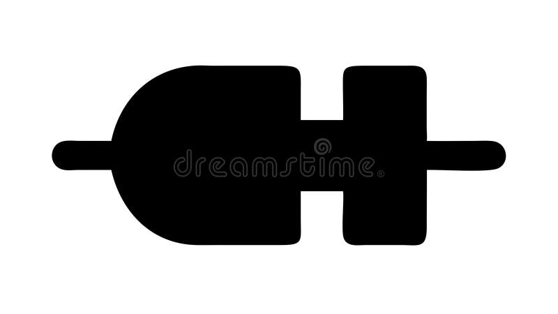 Electrical Plug Connection, Power Supply and Device Charging, vector design Generative AI stock illustration